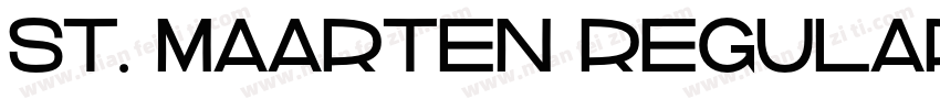 St. Maarten regular字体转换